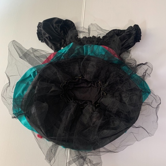 Girl's sleeve-let skeletal dress - Picture 4 of 6